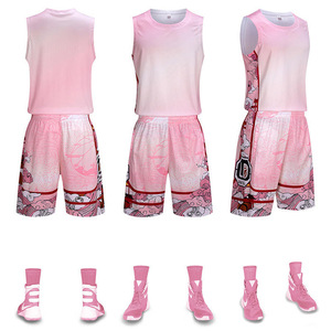 Pantalones Cortos de Baloncesto de Verano, Transpirables, de Secado Rápido, Tallas Grandes, Poliéster, Sublimación, Impresión por Transferencia de Calor, BSCI - Product Image 3