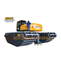 Châssis flottant pour excavatrice amphibie MAXWAY (MMCL) avec moteur DOOSAN et 3 chaînes robustes, modèle MAX200PU