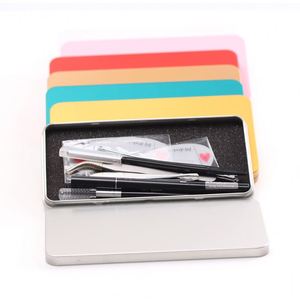 Custom Printed Eco-Friendly Recyclable 170x90x15mm Tinplate Box Eyelash Tweezers Storage for Chocolate <b>Snack</b> Food Pill Package - Product Image 5