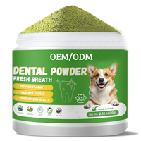 Poudre Nettoyante pour Dents de Chien – Élimine le Tartre et la Plaque Dentaire – Haleine Fraîche – Mélange Naturel de Plantes, Enzymes et Probiotiques pour la Santé des Chiens et des Chats