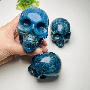 Vente en gros <span class=keywords><strong>de</strong></span> gros <span class=keywords><strong>de</strong></span> haute qualité sculpté à la main en cristal d'apatite bleue naturelle pour la décoration - Product Image 2