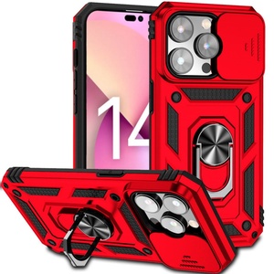 Funda Protectora para Teléfono Móvil con Cámara Deslizante y Protección Trasera de TPU y PC para iPhone 14 13 12 15 16 17 Pro Max Plus, 2025 - Product Image 6