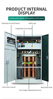Stabilisateur/Régulateur de tension AC triphasé 50/60Hz en cuivre industriel SVC haute puissance entièrement automatique WF.EL SBW-500kVA