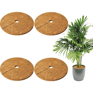 Tapis <span class=keywords><strong>de</strong></span> protection en tissu Non tissé dégradable fournitures <span class=keywords><strong>de</strong></span> jardin pour couverture <span class=keywords><strong>de</strong></span> plante barrière contre les mauvaises herbes arbre paillis anneau rond tapis <span class=keywords><strong>de</strong></span> coco - Product Image 4