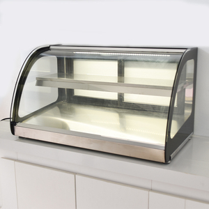 Tủ trưng bày bánh ngọt, bánh mì, bánh nướng hình chữ nhật đứng, mặt kính, đế đá cẩm thạch - Product Image 6