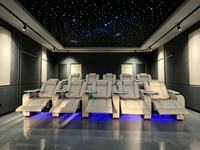 Moderner Stil Frei Kombinierbare Modulare Elektrische Relaxsessel Heimkino-Sofa Getränkehalter USB-Anschluss Mikrofaser-Leder