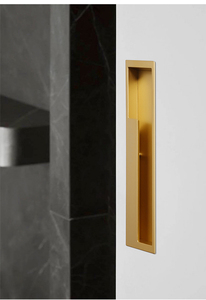 JAYA Modern Built-in Handle Sliding <strong>Door</strong> Slotted Clasp Hand Invisible Cabinet Furniture <strong>Door</strong> Handles - Product Image 5