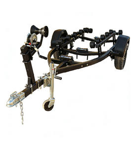 <span class=keywords><strong>Remorque</strong></span> de <span class=keywords><strong>bateau</strong></span> noire 420, jantes en aluminium de haute esthétique, directement de l'usine, nécessitant une personnalisation - Product Image 1