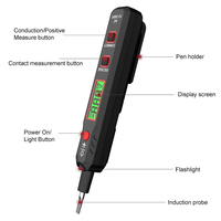 Stylo de test numérique HABOTEST HT89 à affichage LCD haute sensibilité, type contact, avec alarme sonore et lumineuse, en promotion