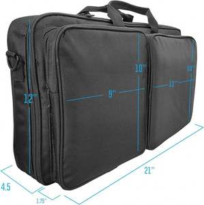 Muestra Gratuita de Bolsa de Transporte Acolchada, Estuche de Transporte Resistente para Controlador de DJ con Correas para el Hombro y Asas de Transporte para Multi-Efectos - Product Image 4