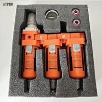 ATPRO Filtre de filtration pour compresseur d'air, Processeur de source d'air, Filtre à air, Séparateur d'huile et d'eau, Séparation de la brume d'huile