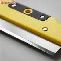 Ensemble de Spatules à Enduit Professionnelles et Industrielles - Grattoir à Plâtre Robuste en Acier Inoxydable pour la Décoration Murale