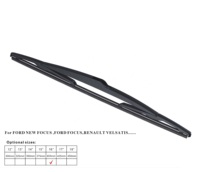 2023 fabricants teflonss enduit universel pare-brise arrière en caoutchouc de silicone lame d'essuie-glace arrière balais d'essuie-glace hybrides caoutchouc de silicone
