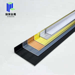 Profilé en L en alliage d'aluminium de Foshan, meilleur prix de gros, <span class=keywords><strong>pour</strong></span> carrelage et coins de finition - Product Image 4