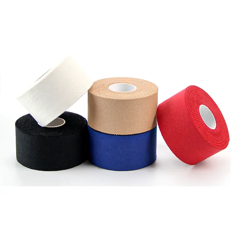 Sản xuất 3.8cm * 13.7m cotton cứng nhắc Băng sửa chữa băng thể thao thể thao băng cho Đào Tạo