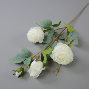 Rosa rossa fiore per la tavola <span class=keywords><strong>da</strong></span> <span class=keywords><strong>giardino</strong></span> decorazione gambo lungo <span class=keywords><strong>Rose</strong></span> artificiali di seta con gambo singolo 4 <span class=keywords><strong>Rose</strong></span> <span class=keywords><strong>da</strong></span> <span class=keywords><strong>giardino</strong></span> - Product Image 3