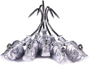 Cabeza de Jig para Pesca en Agua Salada ECOODA, Fabricante OEM, 7g-150g, Cebo Artificial, Cabeza Giratoria, Jigs con Cabeza de Pez Realista - Product Image 3