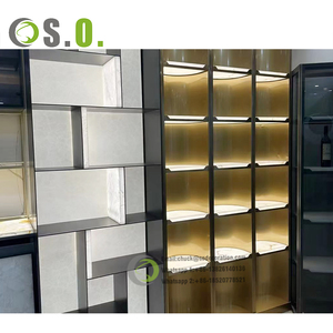 Sang Trọng Rượu Vang Thanh Tủ Hiển Thị Rượu Vang Hiển Thị Đứng LED Hiển Thị Rượu Vang Giá Cho Thương Mại Cửa Hàng - Product Image 5