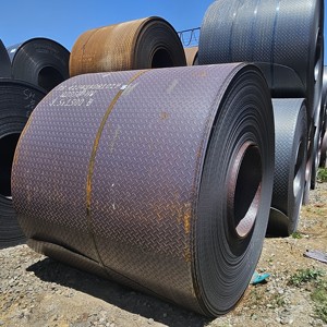 Bobina Ss400 S355jr de primera calidad, bobina de acero laminada en caliente recién producida, bobinas laminadas en caliente a cuadros, placas lisas laminadas en caliente - Product Image 5