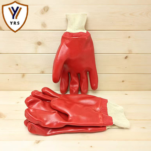 Gants de travail en jersey de polyester entièrement enduits de PVC, protection des <span class=keywords><strong>mains</strong></span> et des bras - Product Image 4