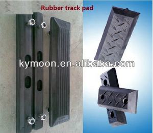 D65, <span class=keywords><strong>D85</strong></span>, D155รองเท้าติดตามสำหรับชิ้นส่วนรถปราบดิน Komatsu,แผ่นติดตามยาง,แทรคยาง - Product Image 5