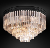 Lámparas colgantes de cobre modernas para sala de estar, iluminación de techo decorativa para Hotel, candelabro de cristal, bajo precio
