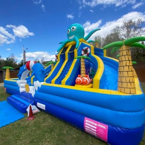 <span class=keywords><strong>Inflatable</strong></span> पानी स्लाइड महासागर थीम ऑक्टोपस एयर बाउंस हाउस कॉम्बो बॉल पूल डबल स्लाइड बच्चों के लिए <span class=keywords><strong>inflatable</strong></span> बाउंसी महल - Product Image 6