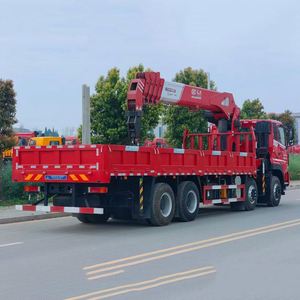 Camion de fret Dongfeng 8X4 avec grue télescopique de 14 tonnes pour le levage d'infrastructure municipale - Product Image 4