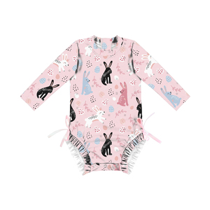 Traje de Baño para Niñas Pequeñas YZ-102-CXL, Traje de Baño Infantil con Estampado de Conejo - Product Image 6
