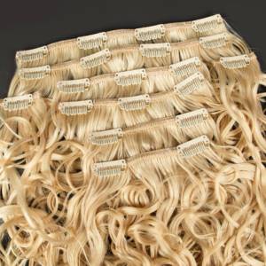 100% Virgin Human Hair Factory Custom 120g 150g 180g Clip en <span class=keywords><strong>extensiones</strong></span> <span class=keywords><strong>de</strong></span> <span class=keywords><strong>cabello</strong></span> coloreado Remy Clip en extensión <span class=keywords><strong>de</strong></span> <span class=keywords><strong>cabello</strong></span> rizado - Product Image 3