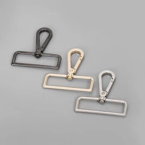 50mm 5cm grande taille mousqueton fermoir en métal boucle métal sac sangle boucles collier de chien laisse <span class=keywords><strong>crochet</strong></span> pivotant mousquetons - Product Image 6