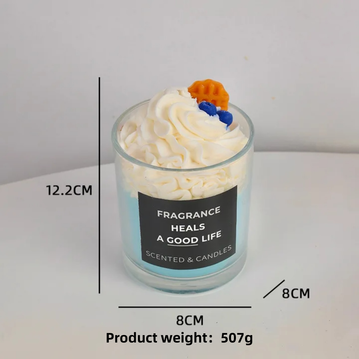 Fromage aux bleuets