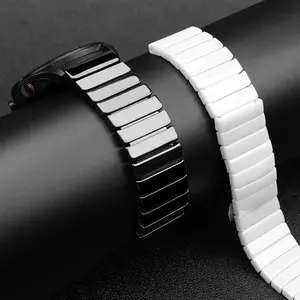 Keramische Band 20Mm 22Mm Band Voor Samsung Galaxy 46Mm S3 42Mm Armband Riem Voor Galaxy Watch 3 Banden Actief 2 40 44Mm Gt 2e Gtr