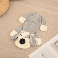 Étui en peluche pour chien, jouet en peluche, poupée chiot, poupée en tissu pour enfants, étui en peluche semi-fini, rembourrage en coton PP