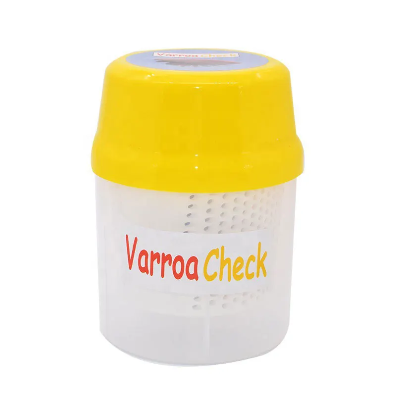 Prodotti per l'apicoltura Varroa Easy Check Bottle plastica Bee acaro Tester Box Beehive acaro Remover per il trattamento Varroa