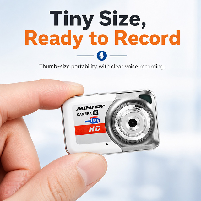 960P Thumb Size Mini Kids Digital Camera with Voice Recording Portable Photo Video OEM ODM