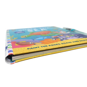 Libro Personalizzato del Mondo Sottomarino con Pittura ad Acqua, Libro delle Attività per Bambini, Libro da Colorare con Copertina Rigida per Bambini - Product Image 6