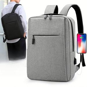 Sac à dos d'affaires personnalisé avec logo pour homme, grande capacité, sac de voyage et de travail, résistant à l'eau, idéal pour les trajets quotidiens au bureau, cadeau promotionnel - Product Image 2