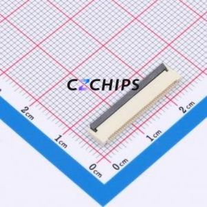 HW0520010-402R-001 FFC/FPC Connector SMD,P=0.5mm,Horizontal Mount Connector Flip Cover Type Double Side Contact / Top Bottom - Product Image 1