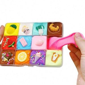 2022 New Fluffy Cotton Diy Slime Set Making <b>Kit</b> Kids Supplies Color Toys Playdough Putty Slime - Product Image 1