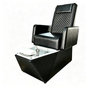 Fauteuil de pédicure électrique inclinable de luxe, fauteuil de spa pour les pieds moderne avec baignoire pour les pieds, pour salon de beauté et mobilier de salon de manucure - Product Image 4