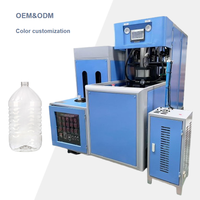 Máquina Semiautomática para Fabricar Botellas de Plástico PET/PP de 20L con Bomba y Motor PLC para Botellas de Cerveza