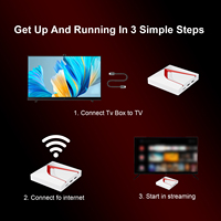Topleo Smart TV Box Android, Reproductor de Red Digital, Receptor Multimedia, Control Remoto por Voz Inalámbrico BT, TV Box