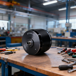 TモーターAT1040 130CC 24S 6000W DCブラシレスメタル24N28P構成CE認定50KG 100KGテイクオフペイロードドローンモーター - Product Image 1