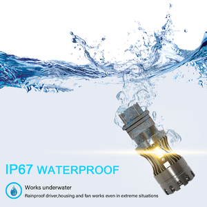 Huajian 2025 mô hình mới quạt tốc độ cao siêu sáng LED bóng đèn tự động hai màu DRL + đèn báo rẽ 1157/3157 2000lm 28W - Product Image 5