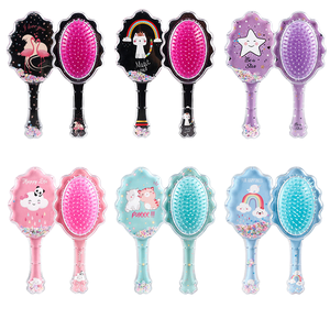 Peine de bebé de dibujos animados con logotipo, mango de masaje, cojín de aire, cepillo para el pelo para niños - Product Image 2