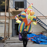 Accessoire gonflable en forme de cirque, marionnette avec paréo, pour carnaval