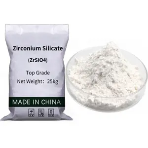 Groothandel 65% Zirkonium Silicaat Zrsio4 Zirkoon Poeder Silicaat Zirkonium 325 Mesh Zirkoon Meel Met Lage Prijs