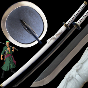 <span class=keywords><strong>Katana</strong></span> en bambou blanc Roronoa Zoro, populaire anime <span class=keywords><strong>One</strong></span> <span class=keywords><strong>Piece</strong></span>, nouveau, accessoire de cosplay, pour collection et décoration - Product Image 1