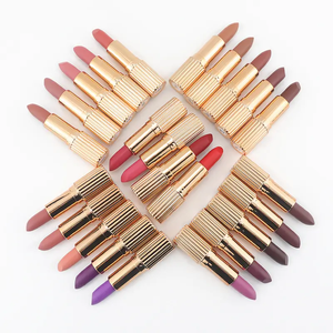 Özel etiket lüks ruj tüpü 24 renkler dudak sopa su geçirmez uzun ömürlü yapışmaz fincan çıplak kadife mat ruj - Product Image 4